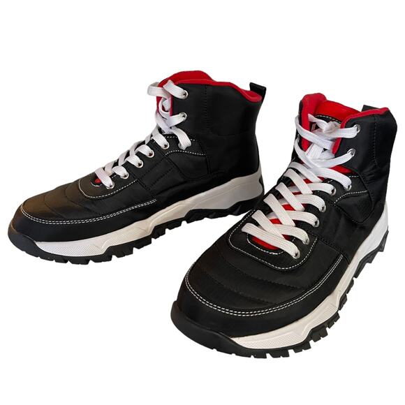 Calvin Klein Jeans Shoes - Calvin Klein Jeans Cremina Nylon Puffy Black High Top Sneaker Size 10